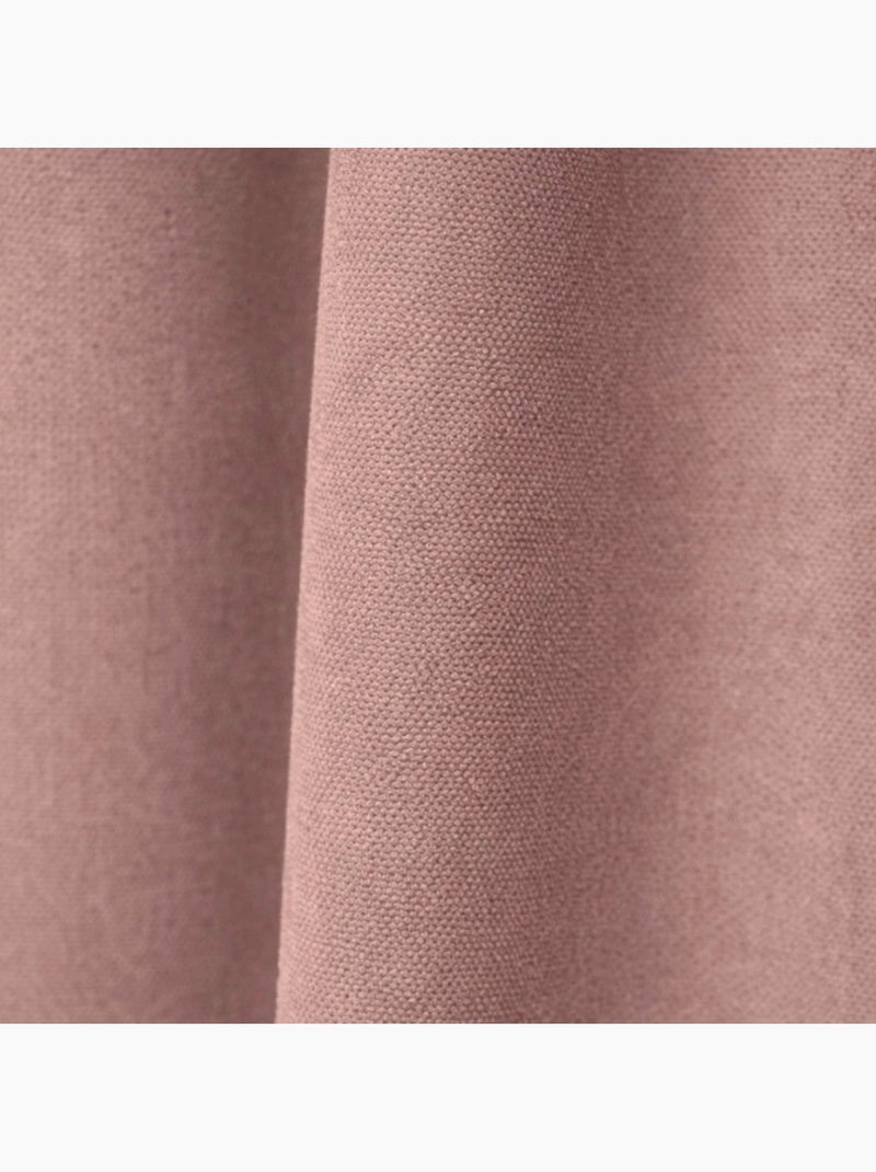 Rideau thermique phonique et semi occultant KONFOR Rose - Kiabi