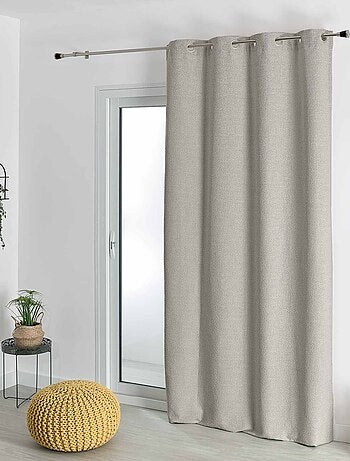 Rideau thermique semi-occultant bouclette