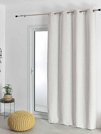 Rideau thermique semi-occultant bouclette