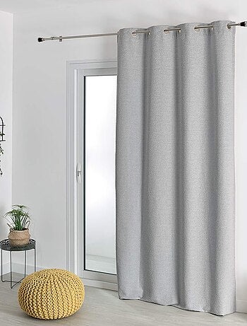 Rideau thermique semi-occultant bouclette