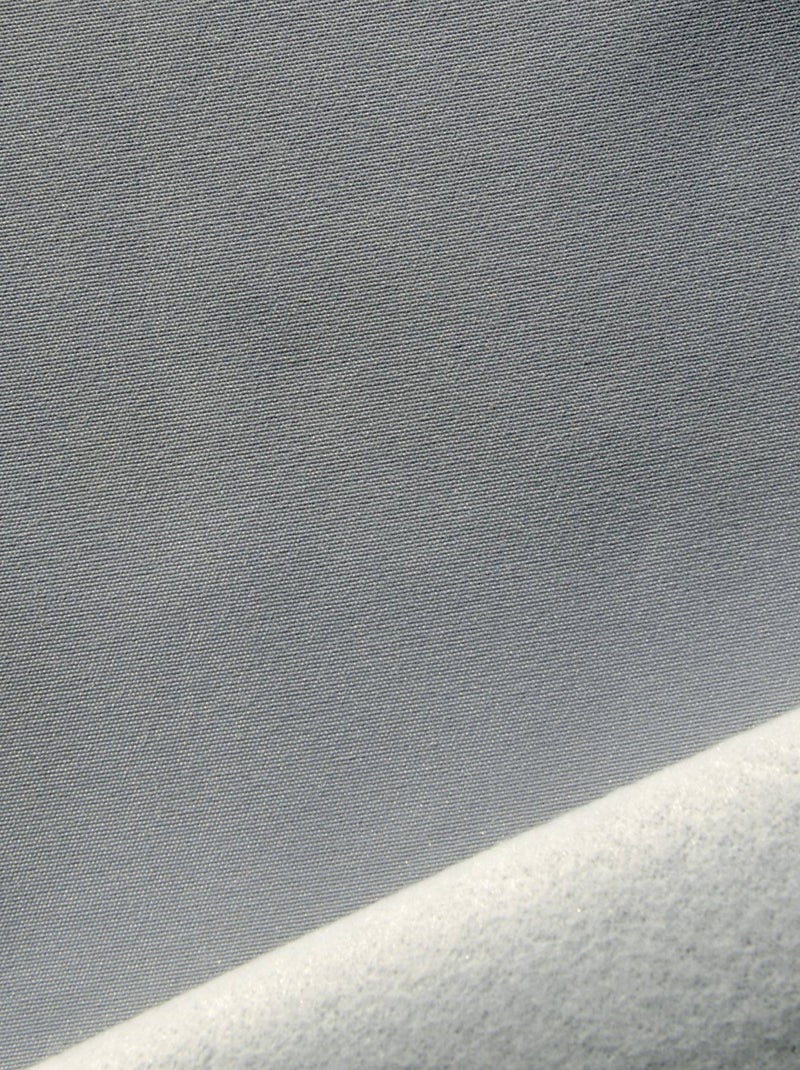 Rideau thermique semi occultant doublure polaire Gris clair - Kiabi