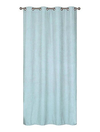 Rideau Thermique suédine doublé polaire - Prêt à poser.