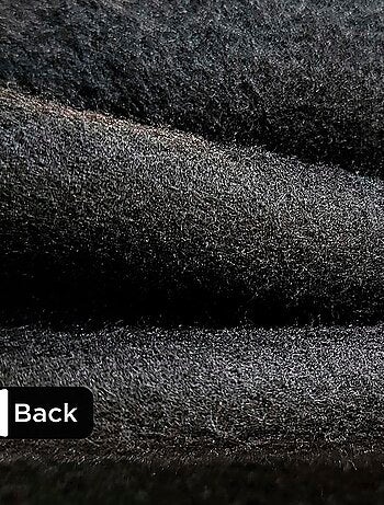 Rideau Thermique suédine doublé polaire - Prêt à poser.