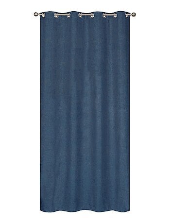 Rideau Thermique Velours frappé doublé polaire - Prêt a poser.