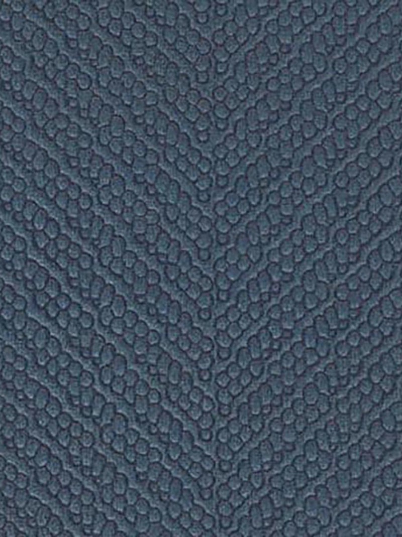 Rideau Thermique Velours frappé doublé polaire - Prêt a poser. Indigo - Kiabi
