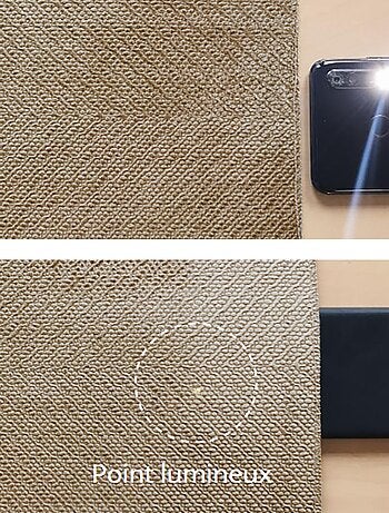 Rideau Thermique Velours frappé doublé polaire - Prêt a poser.