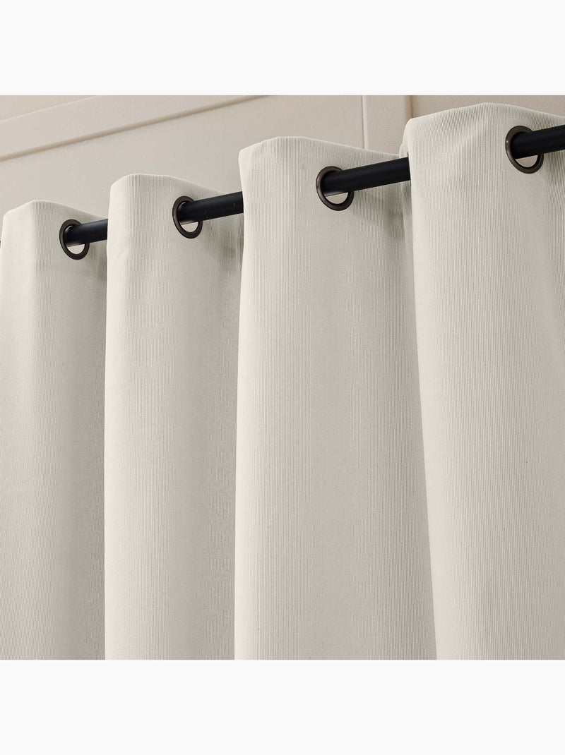 Rideau thermique velours Madison  - Douceur D'intérieur Blanc - Kiabi