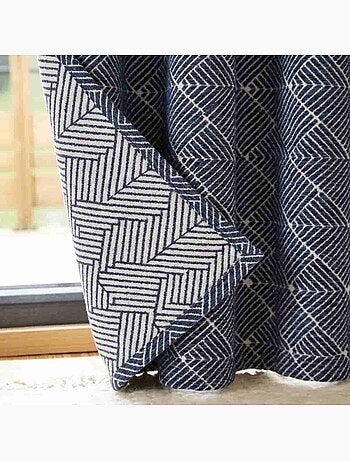 Rideau tissé jacquard chenille 140x250cm
