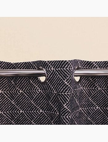 Rideau tissé jacquard chenille 140x250cm