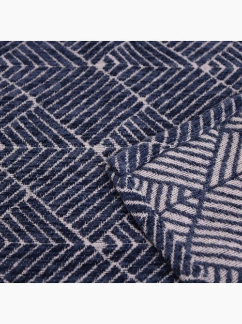 Rideau tissé jacquard chenille 140x250cm - Kiabi