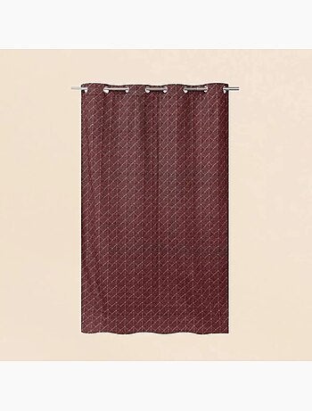 Rideau tissé jacquard chenille 140x250cm