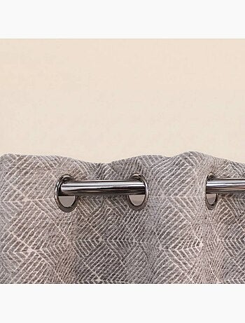 Rideau tissé jacquard chenille 140x250cm