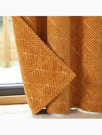 Rideau tissé jacquard chenille 140x250cm