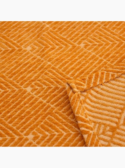 Rideau tissé jacquard chenille 140x250cm - Kiabi
