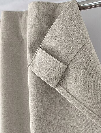 Rideau total occultant 140x240 pattes cachées Beige