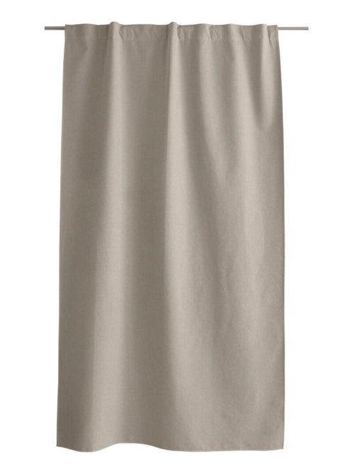 Rideau total occultant 140x240 pattes cachées Beige - Kiabi
