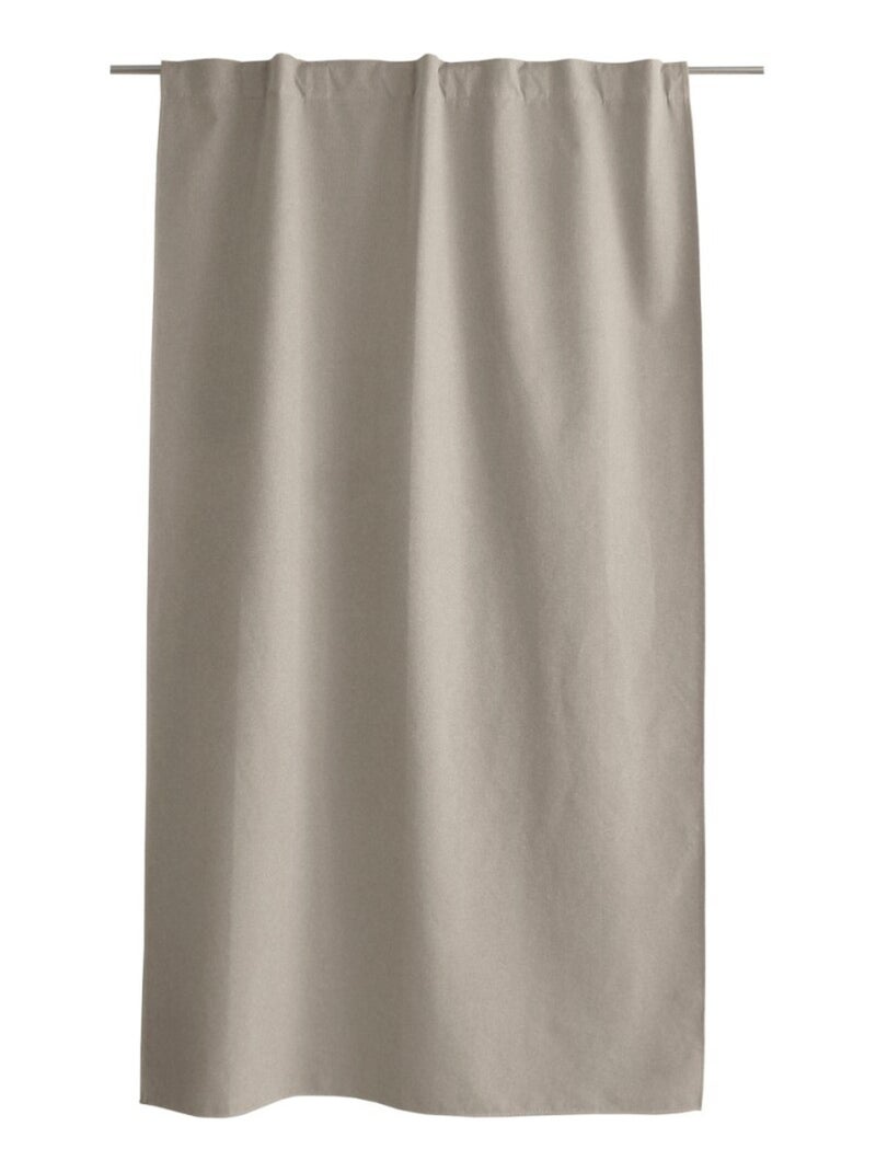 Rideau total occultant 140x240 pattes cachées Beige Beige - Kiabi
