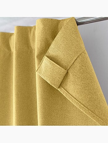 Rideau total occultant 140x240 pattes cachées