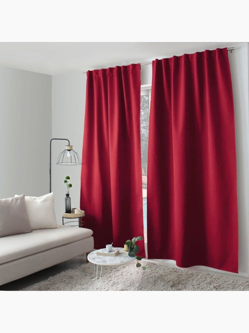 Rideau total occultant 140x240 pattes cachées - Kiabi