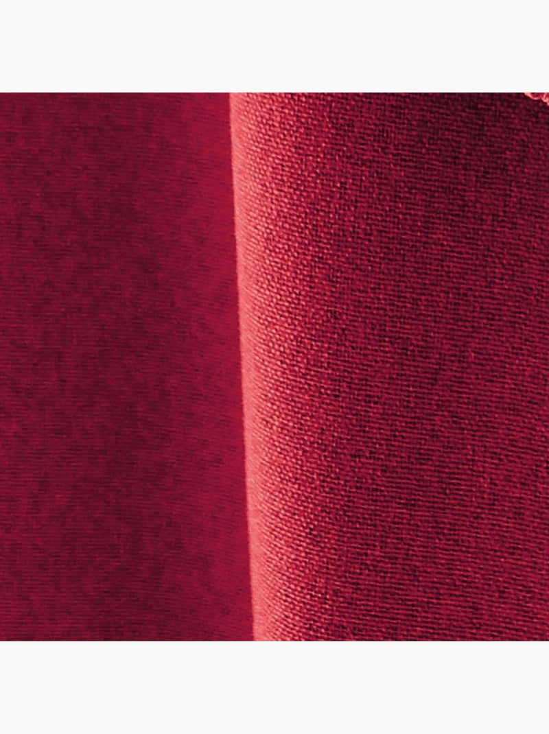 Rideau total occultant 140x240 pattes cachées Rouge - Kiabi