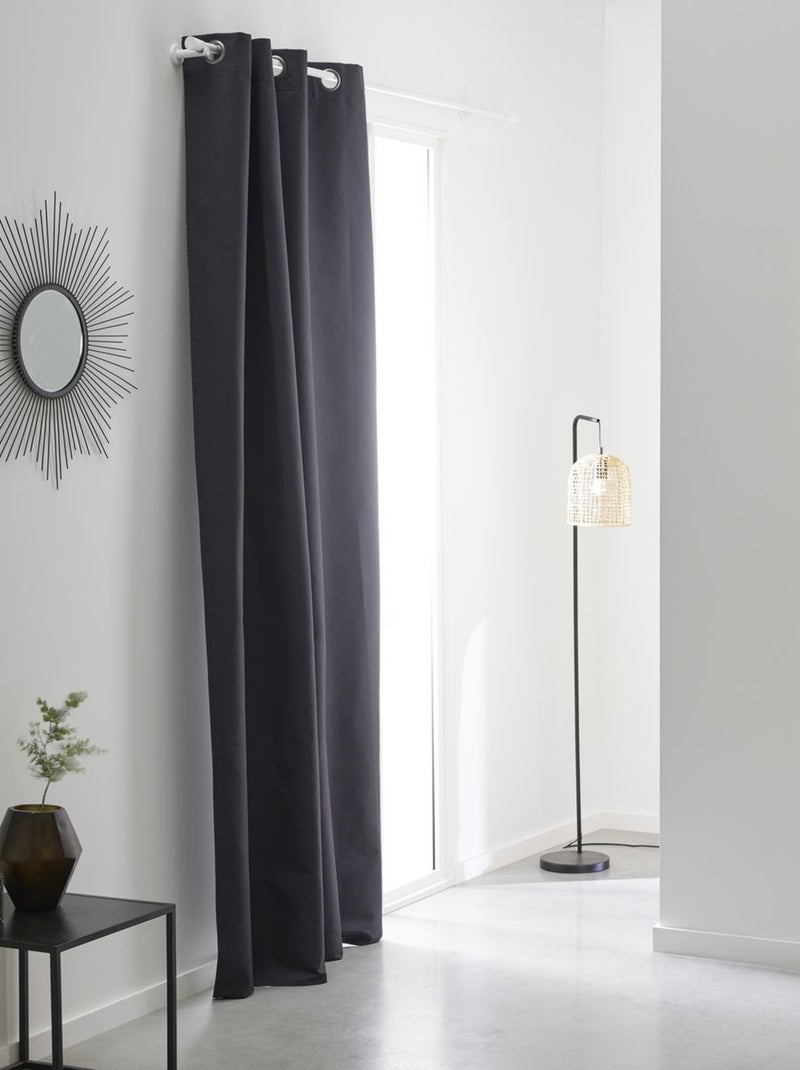 Rideau ultra occultant PRESTIGE gris anthracite - Kiabi