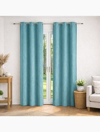 Rideau uni - Effet daim