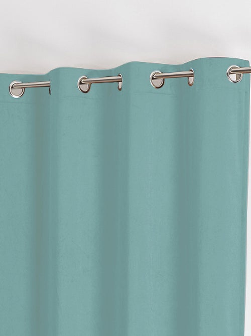 Rideau uni  - Effet daim - Kiabi