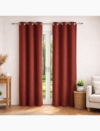 Rideau uni - Effet daim