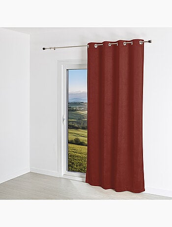 Rideau uni - Effet daim