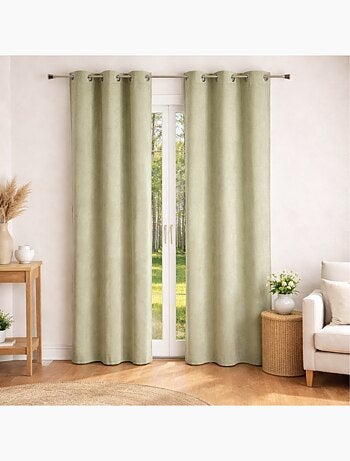 Rideau uni - Effet daim