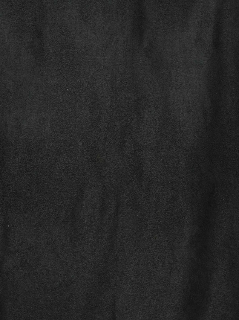 Rideau Uni  - Effet Suédine Noir - Kiabi