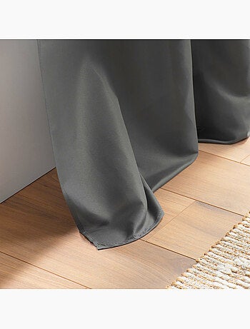 Rideau uni à oeillets - Microfibre douce - Absolu