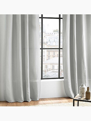 Rideau uni à oeillets - Microfibre douce - Absolu