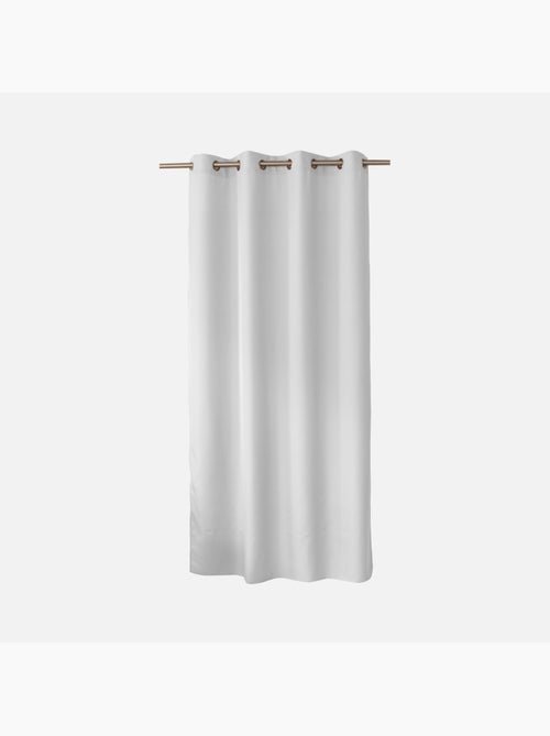 Rideau uni à oeillets - Kiabi