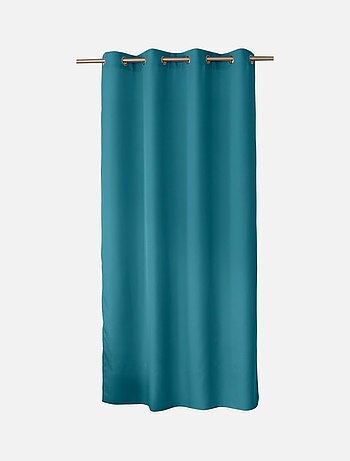 Rideau uni à oeillets