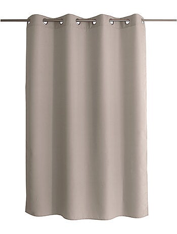 Rideau uni à oeillets