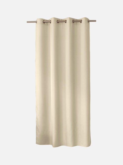 Rideau uni à oeillets - Kiabi