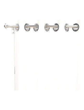 Rideau uni à oeillets infroissable ALIX, par Soleil d'ocre