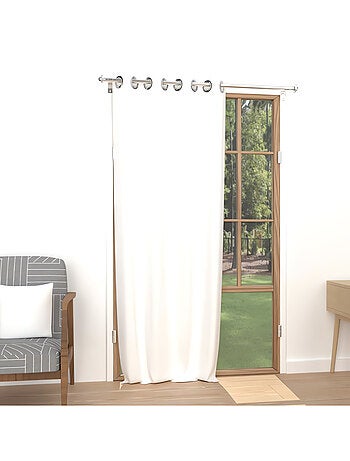 Rideau uni à oeillets infroissable ALIX, par Soleil d'ocre