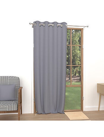 Rideau uni à oeillets infroissable ALIX, par Soleil d'ocre