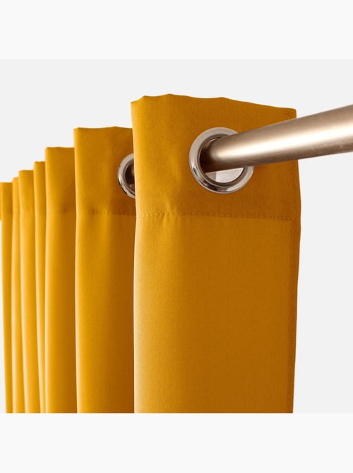 Rideau uni à oeillets - Kiabi