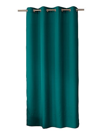 Rideau uni à oeillets