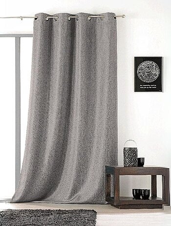 Rideau uni avec oeillets