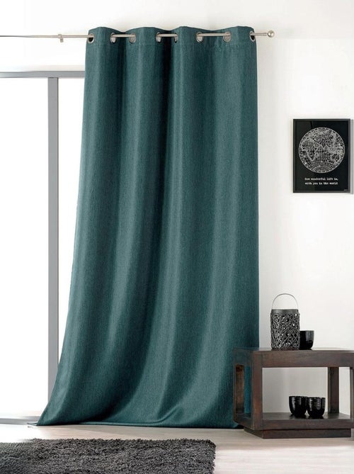 Rideau uni avec oeillets - Kiabi