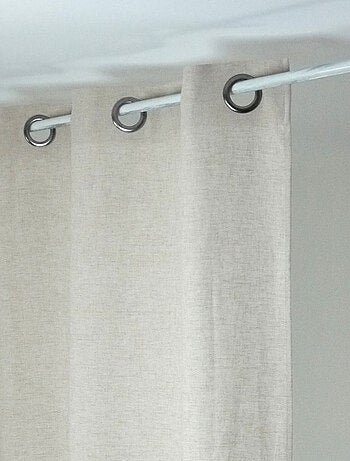 Rideau Uni en Lin lavé