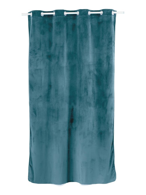 Rideau uni en velours - Kiabi
