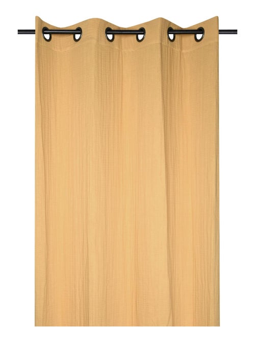 Rideau uni en viscose de bambou - Kiabi