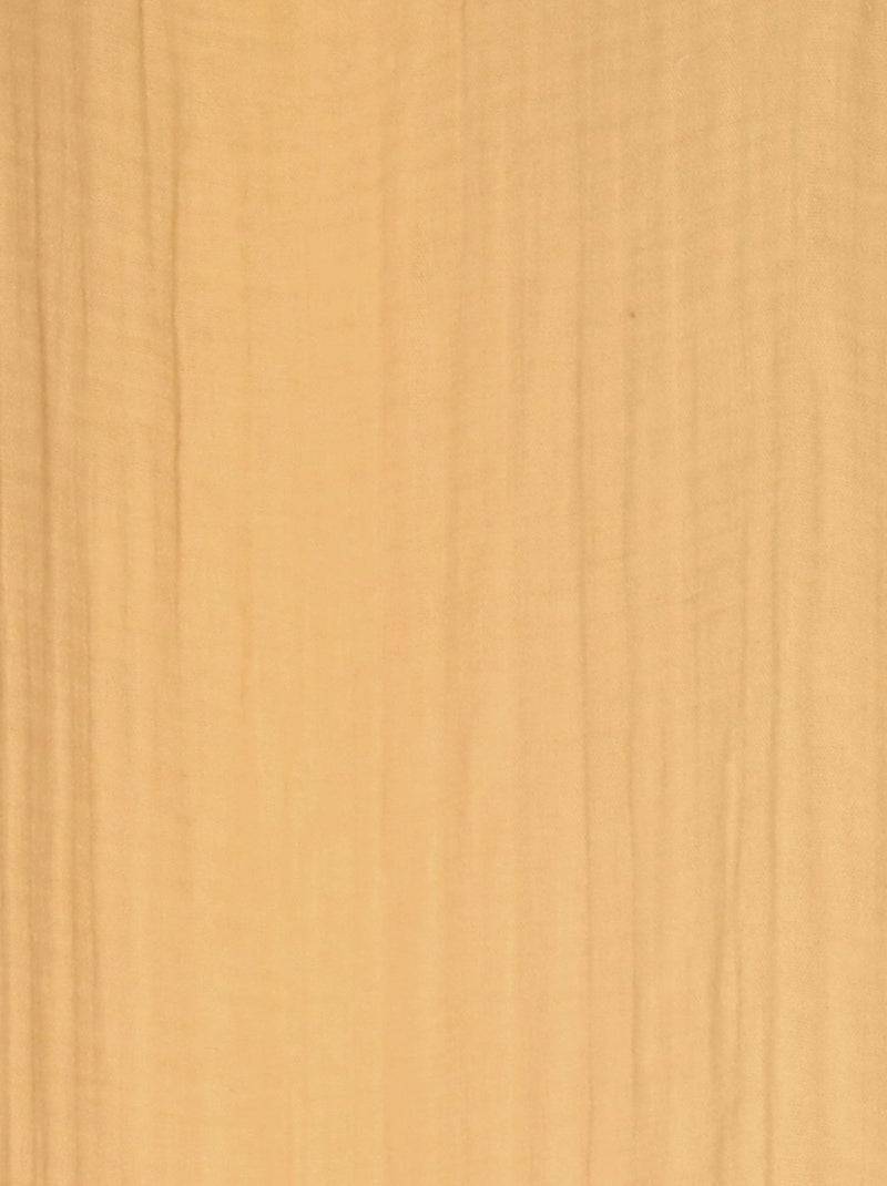 Rideau uni en viscose de bambou Jaune moutarde - Kiabi
