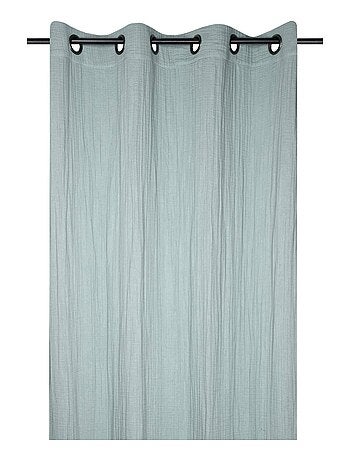 Rideau uni en viscose de bambou