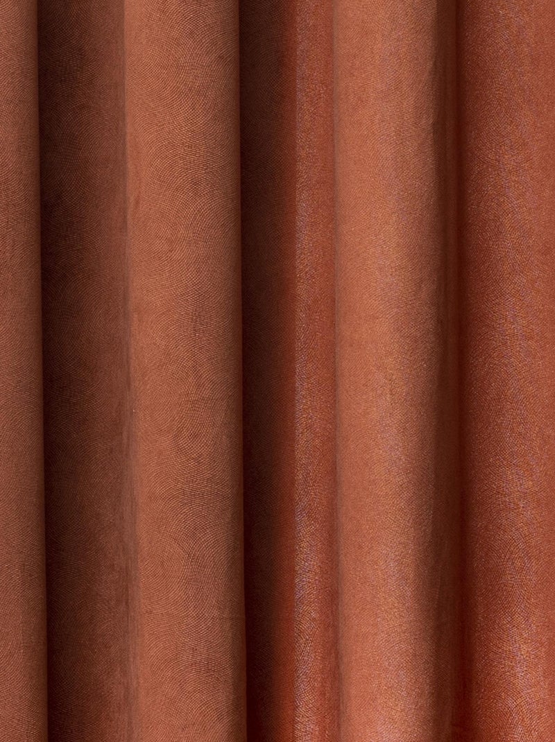 Rideau uni esprit loft Terracotta - Kiabi